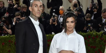 Kourtney Kardashian Marries Travis Barker in Dolce & Gabbana Mini Dress